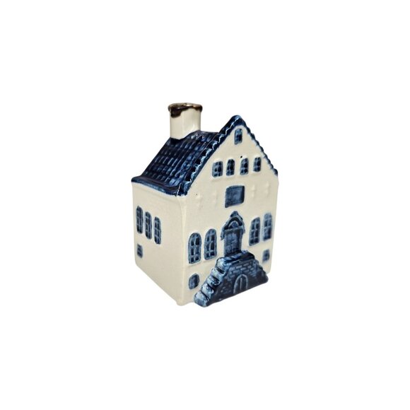 Vintage KLM Blue Delft House #4 Rynbende Empty Holland Dutch KLM Airlines - Picture 2 of 8